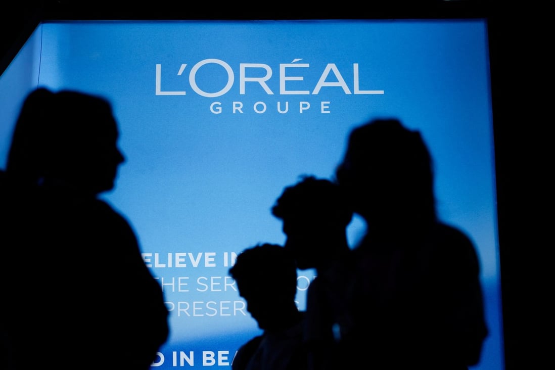 The logo of French cosmetics group L’Oreal is seen at an exhibition in Paris on June 15, 2023. Photo: Reuters