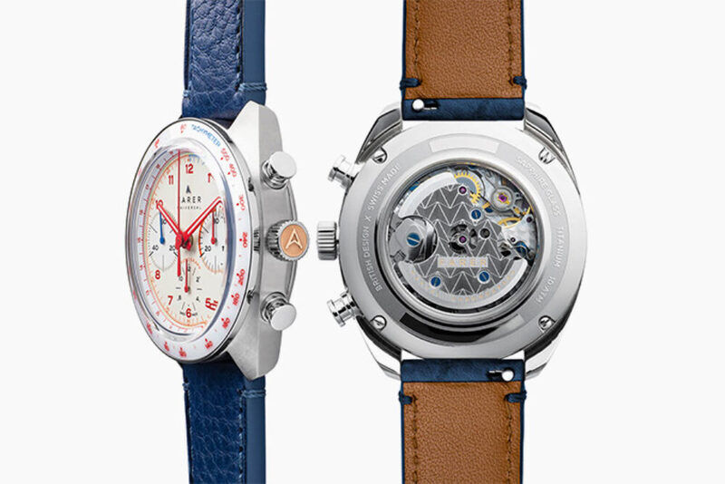 Sporty Titanium-Accented Timepieces