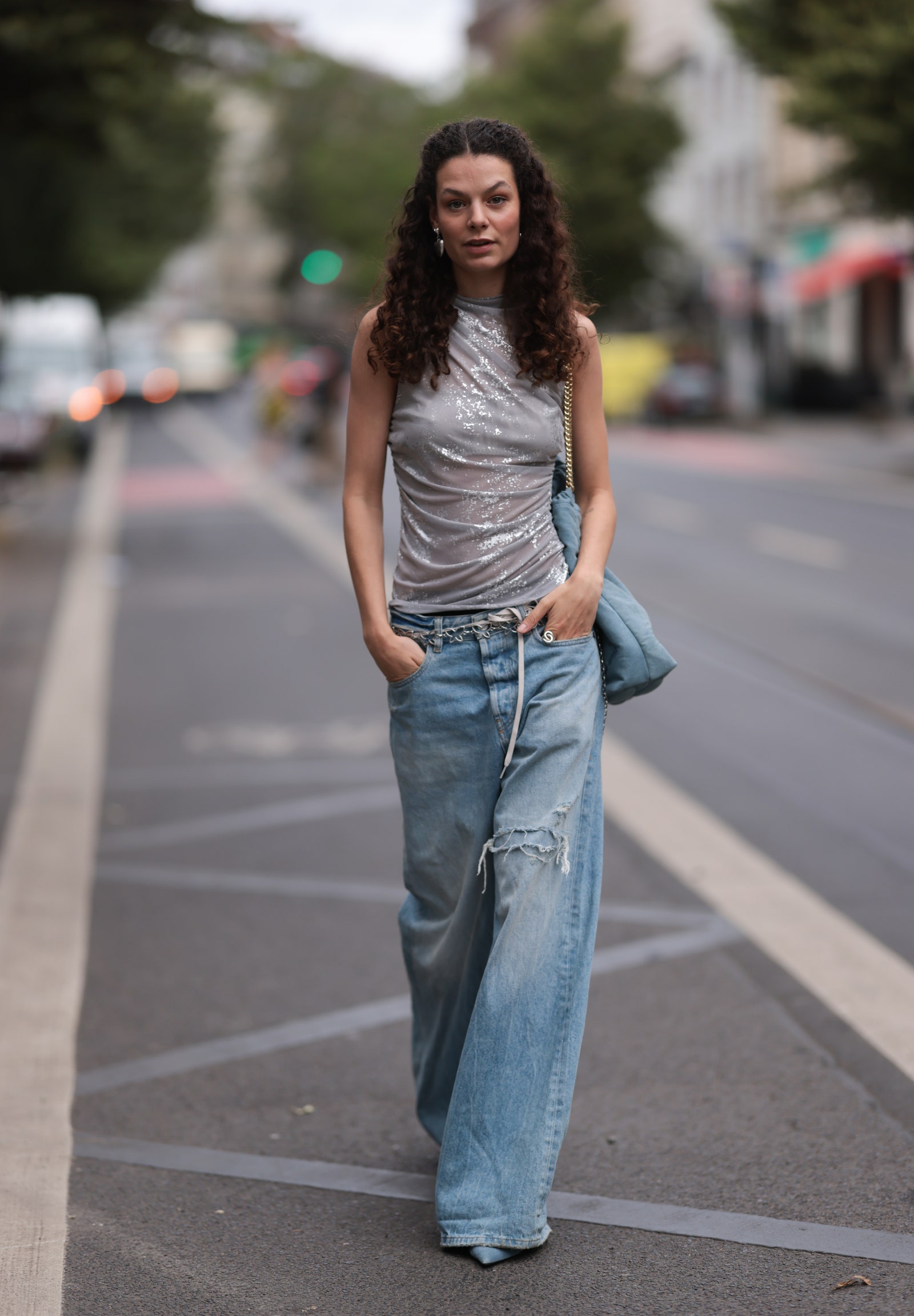 How To Dress Up Denim According To 5 StreetStyle Stars